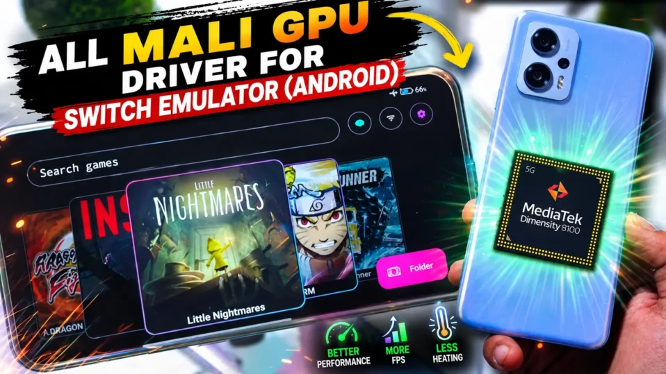 All Mali GPU Drivers for Switch Emulator (Android)